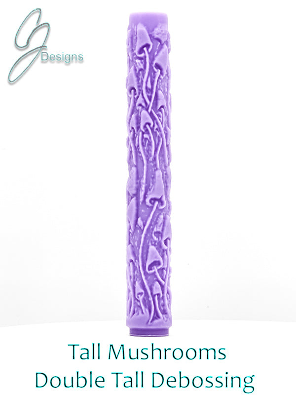 Tall Mushrooms Intricate Detail Texture Roller