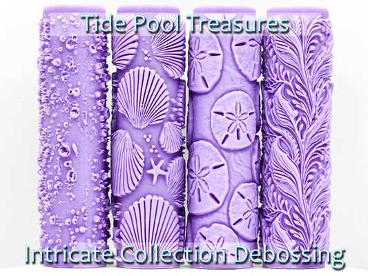 Tide Pool Treasures Collection Intricate Detail Texture Rollers