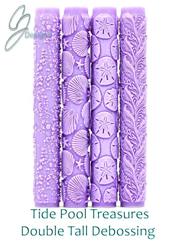 Tide Pool Treasures Collection Intricate Detail Texture Rollers