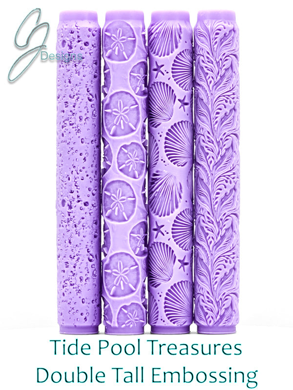 Tide Pool Treasures Collection Intricate Detail Texture Rollers