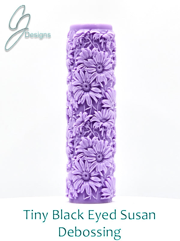 Tiny Black Eyed Susan Intricate Detail Texture Roller