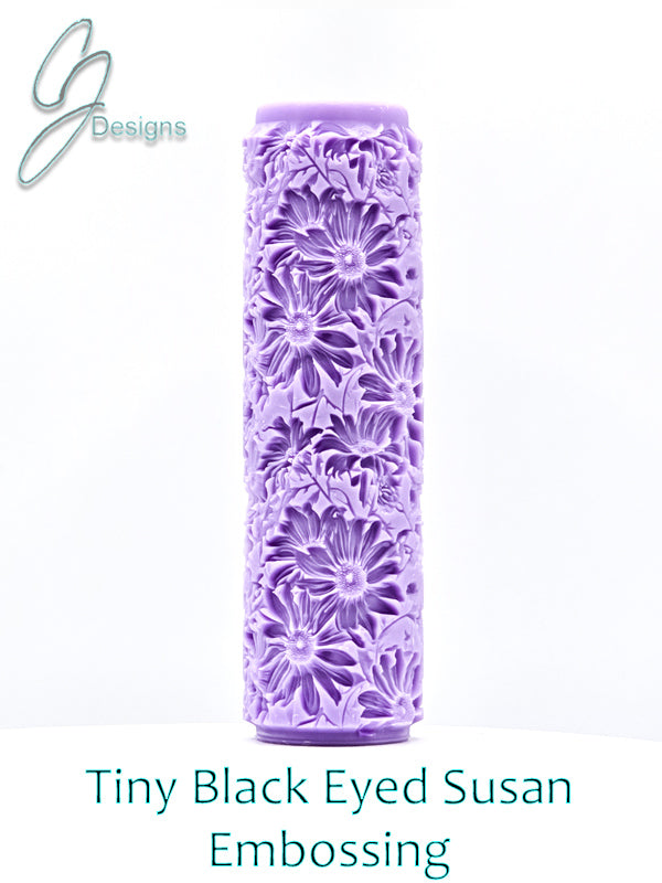 Tiny Black Eyed Susan Intricate Detail Texture Roller