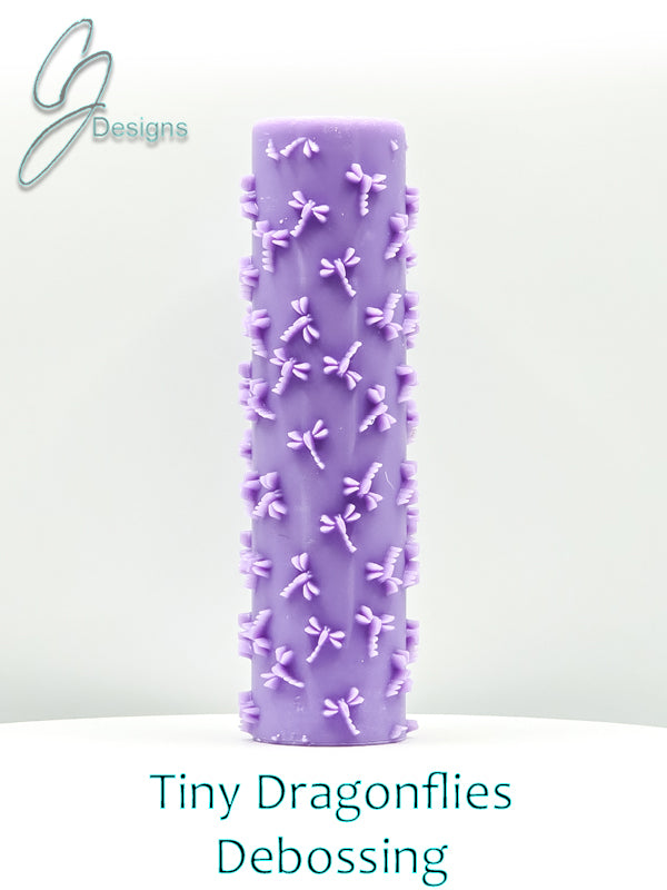 Tiny Dragonflies Intricate Detail Texture Roller