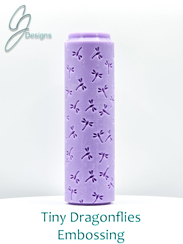 Tiny Dragonflies Intricate Detail Texture Roller