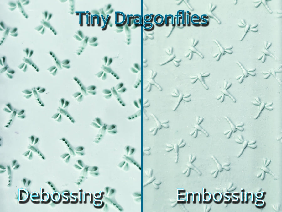 Tiny Dragonflies Intricate Detail Texture Roller
