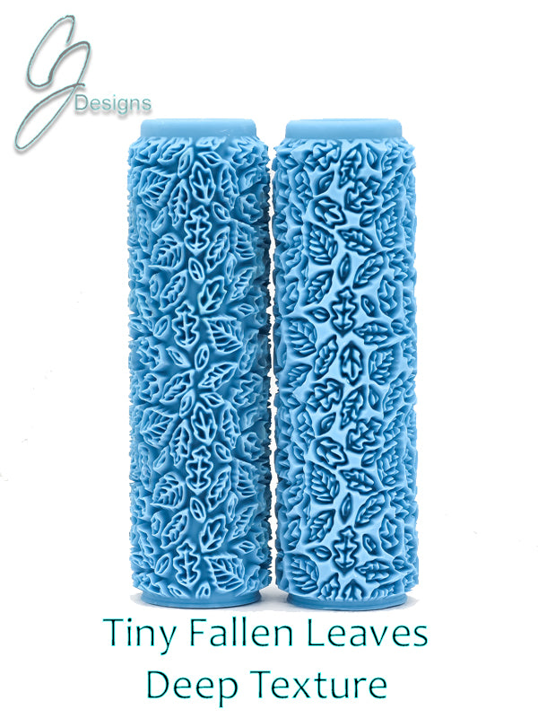 Tiny Fallen Leaves Deep Impression Texture Roller