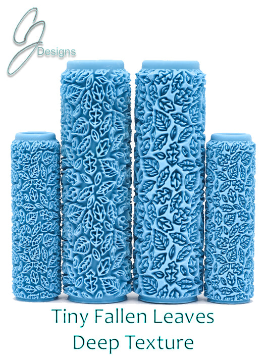 Tiny Fallen Leaves Deep Impression Texture Roller