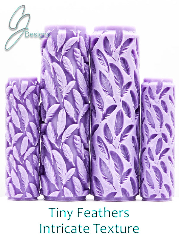 Tiny Feathers Intricate Detail Texture Roller