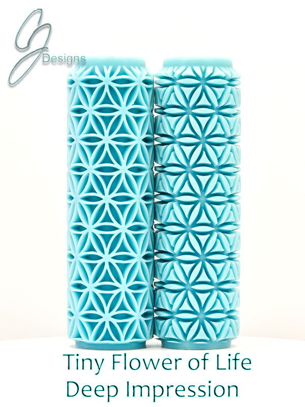 Tiny Flower of Life Deep Impression Texture Rollers