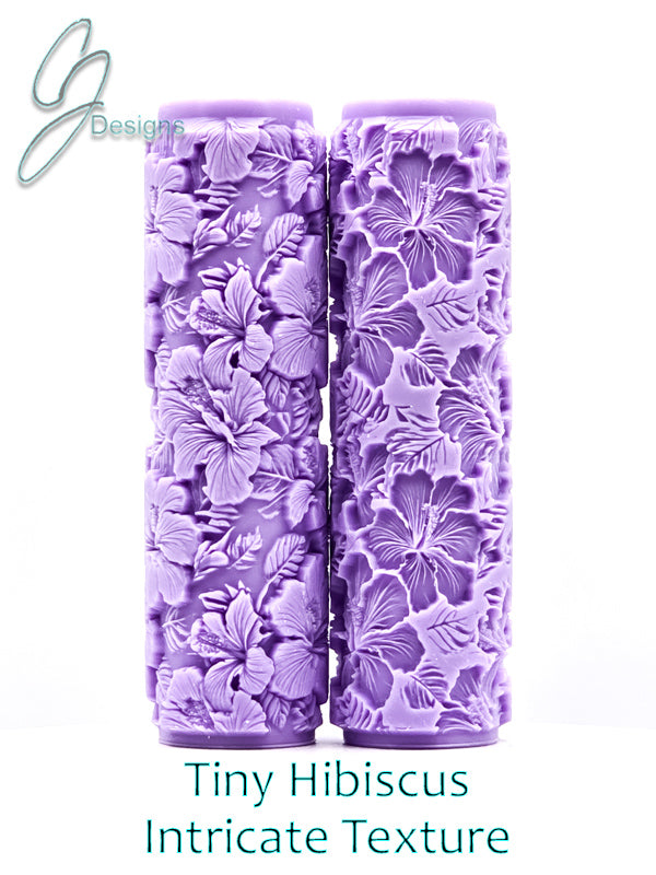 Tiny Hibiscus Intricate Detail Texture Roller