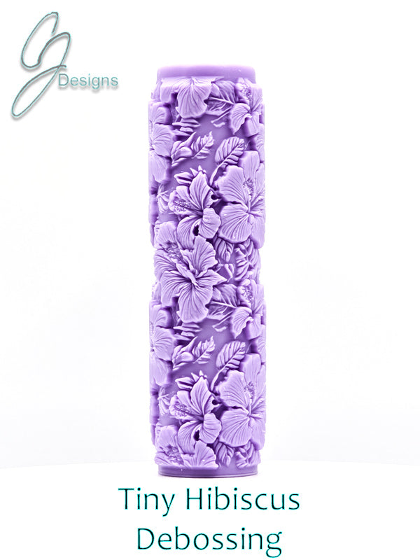 Tiny Hibiscus Intricate Detail Texture Roller