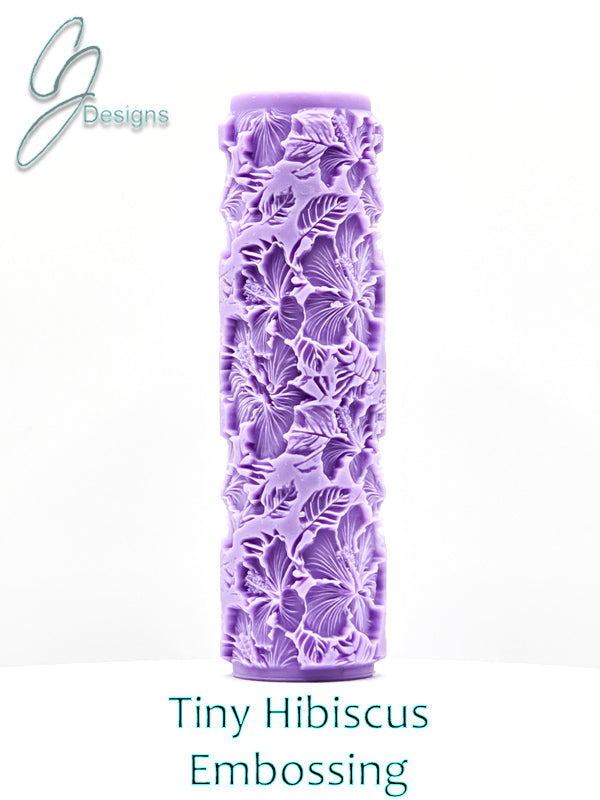 Tiny Hibiscus Intricate Detail Texture Roller