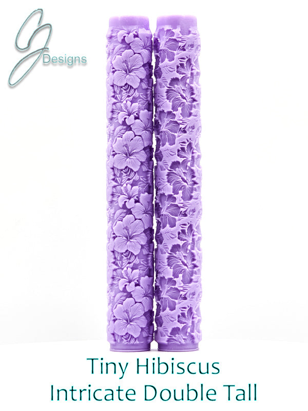 Tiny Hibiscus Intricate Detail Texture Roller