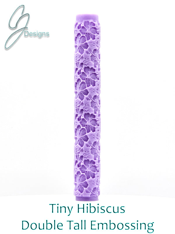 Tiny Hibiscus Intricate Detail Texture Roller