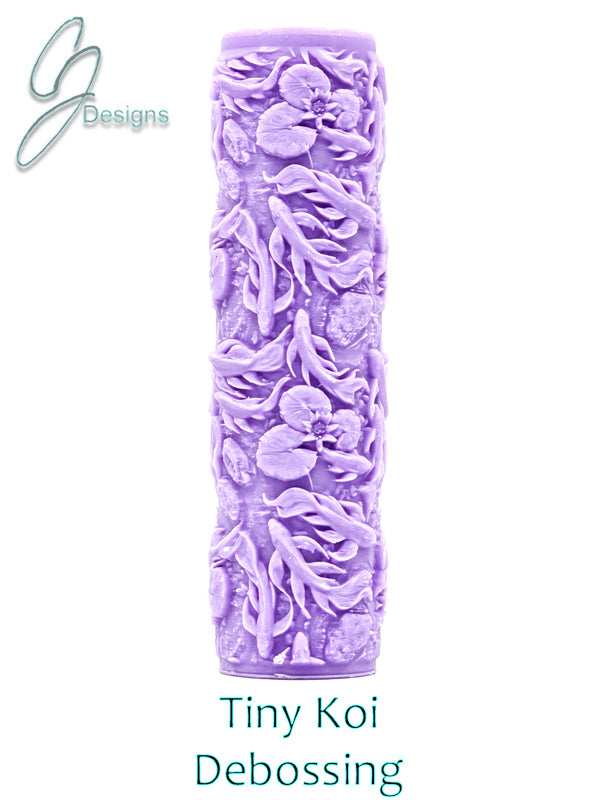 Tiny Koi Pond Intricate Detail Texture Roller