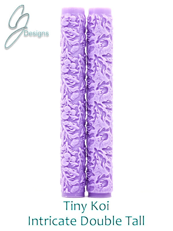 Tiny Koi Pond Intricate Detail Texture Roller