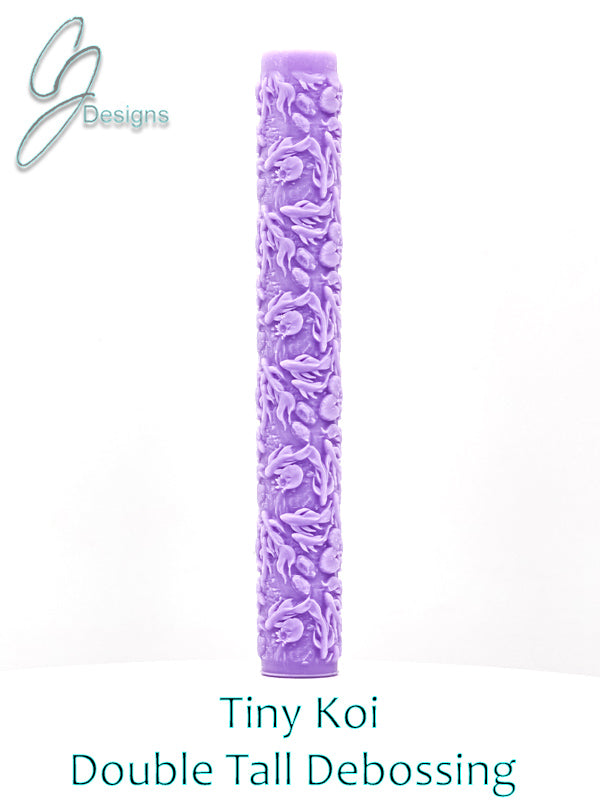 Tiny Koi Pond Intricate Detail Texture Roller
