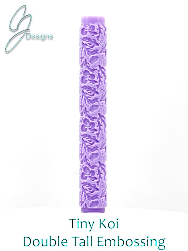 Tiny Koi Pond Intricate Detail Texture Roller
