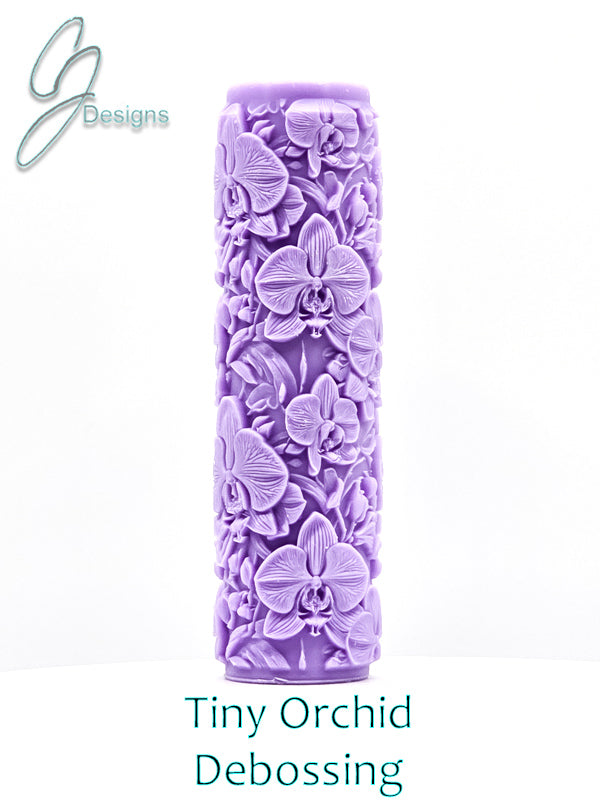 Tiny Orchid Intricate Detail Texture Roller