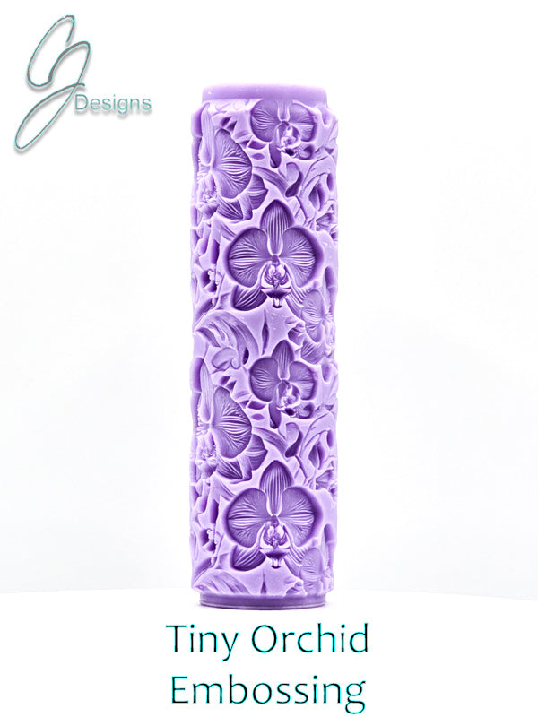 Tiny Orchid Intricate Detail Texture Roller