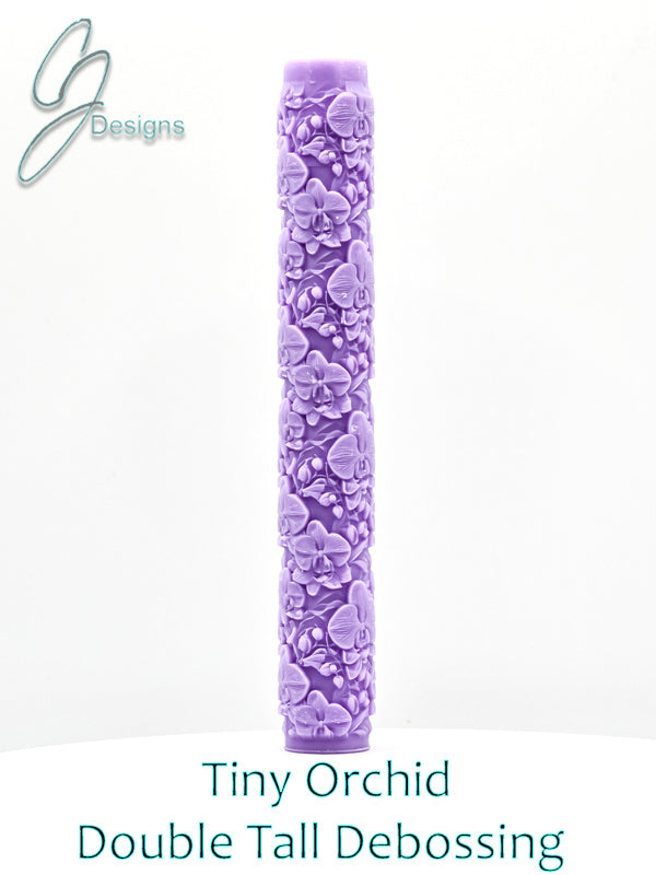 Tiny Orchid Intricate Detail Texture Roller