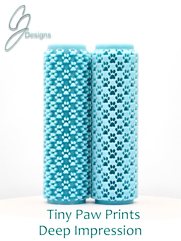 Tiny Paw Prints Deep Impression Texture Rollers