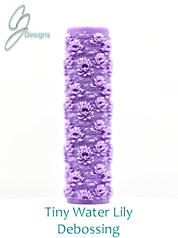 Tiny Water Lily Intricate Detail Texture Roller