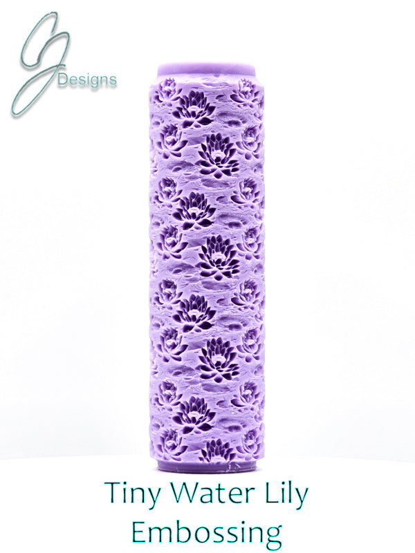 Tiny Water Lily Intricate Detail Texture Roller