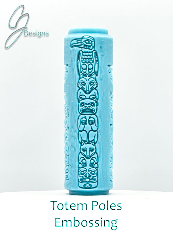 Totem Poles Deep Impression Texture Rollers
