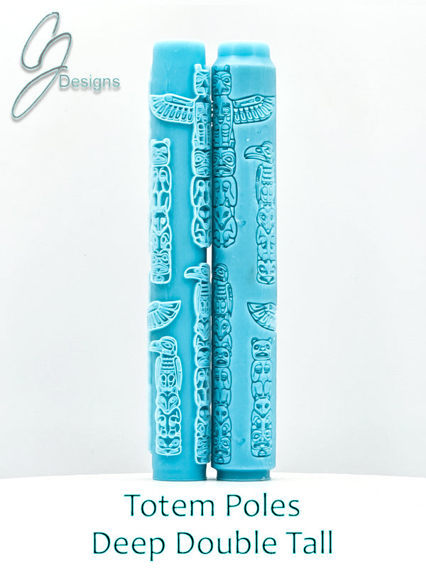 Totem Poles Deep Impression Texture Rollers