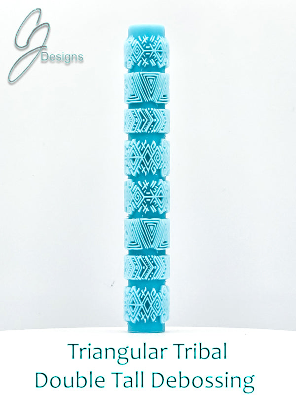 Triangular Tribal Deep Impression Texture Rollers