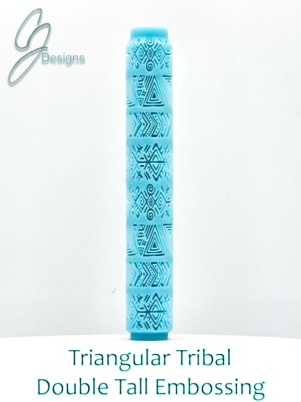 Triangular Tribal Deep Impression Texture Rollers