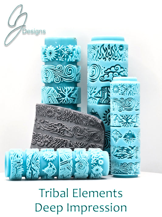 Tribal Elements Deep Impression Texture Rollers