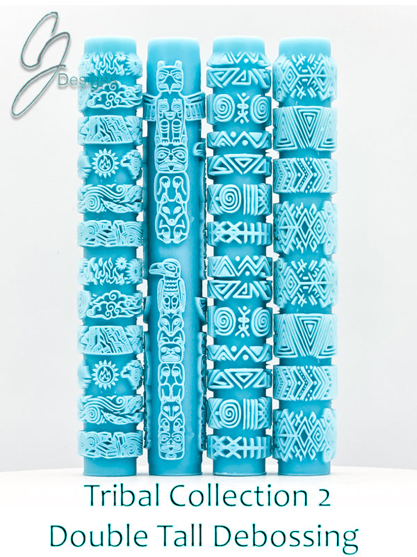 Tribal Collection 2 Deep Impression Texture Rollers