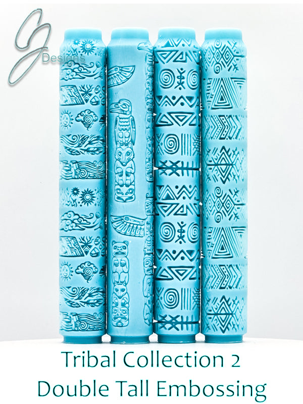 Tribal Collection 2 Deep Impression Texture Rollers