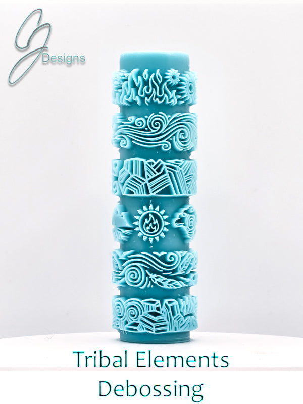 Tribal Elements Deep Impression Texture Rollers
