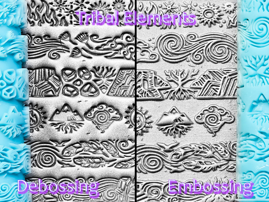 Tribal Elements Deep Impression Texture Rollers