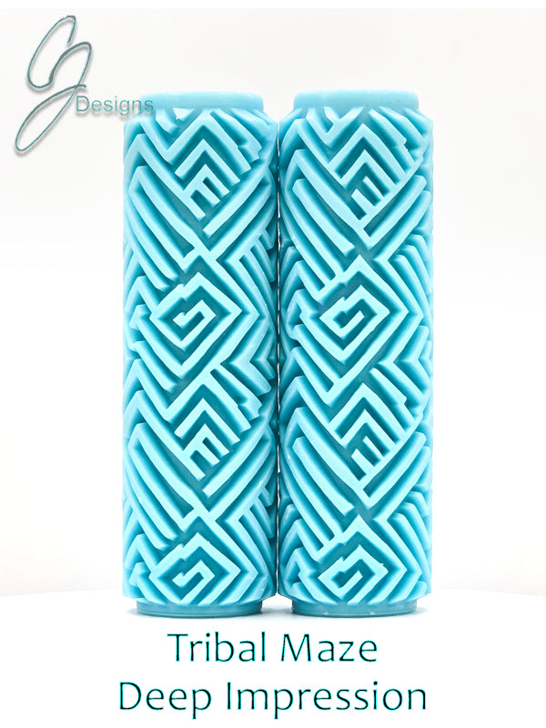 Tribal Maze Deep Impression Texture Rollers