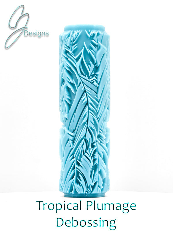 Tropical Plumage Deep Impression Texture Rollers