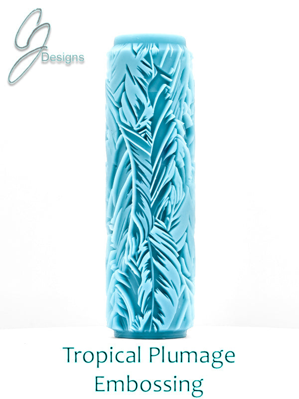 Tropical Plumage Deep Impression Texture Rollers