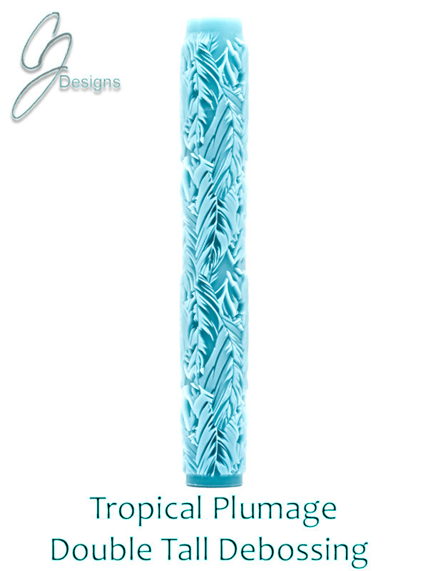 Tropical Plumage Deep Impression Texture Rollers