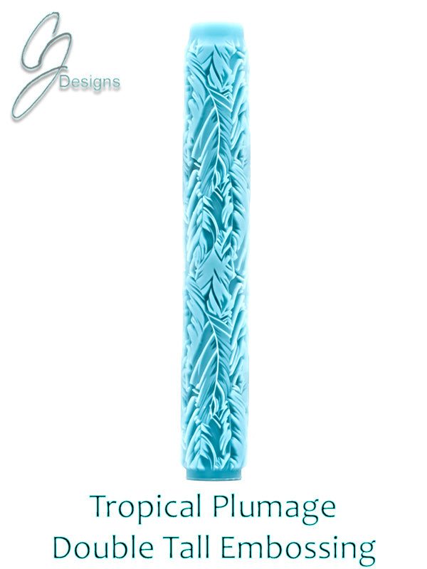 Tropical Plumage Deep Impression Texture Rollers