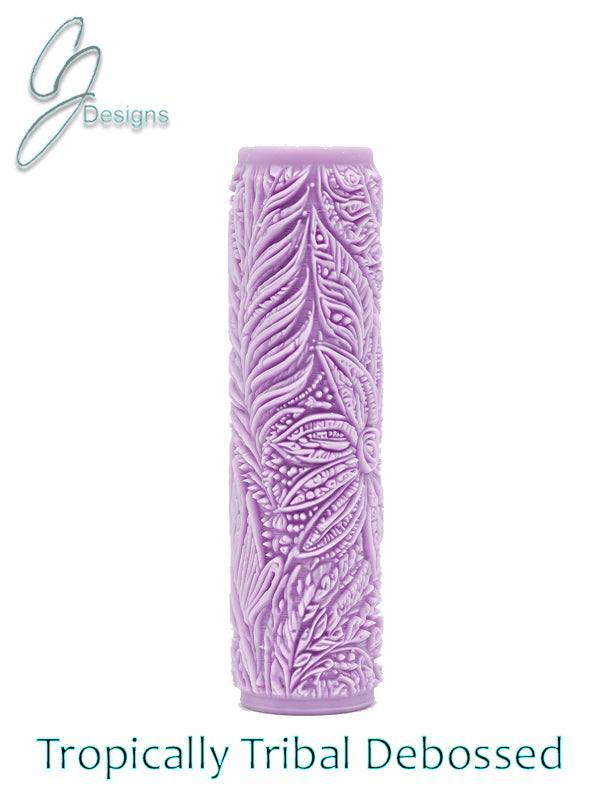 Tropically Tribal Intricate Detail Texture Roller