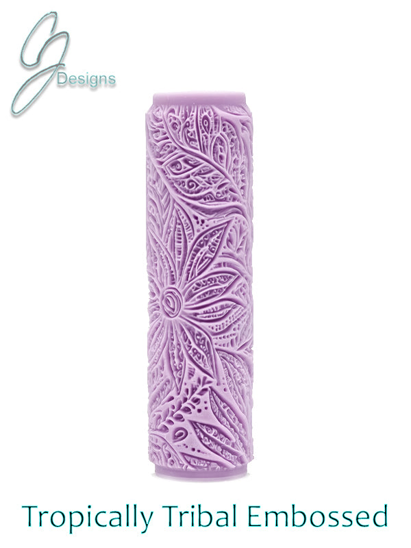 Tropically Tribal Intricate Detail Texture Roller