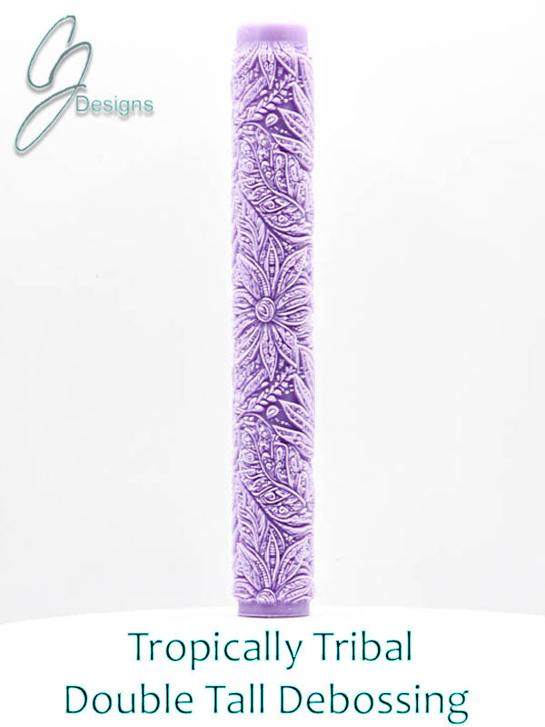 Tropically Tribal Intricate Detail Texture Roller
