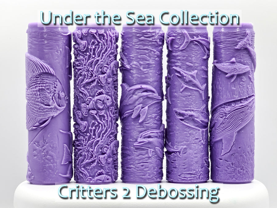 Under the Sea Collection Intricate Detail Texture Rollers