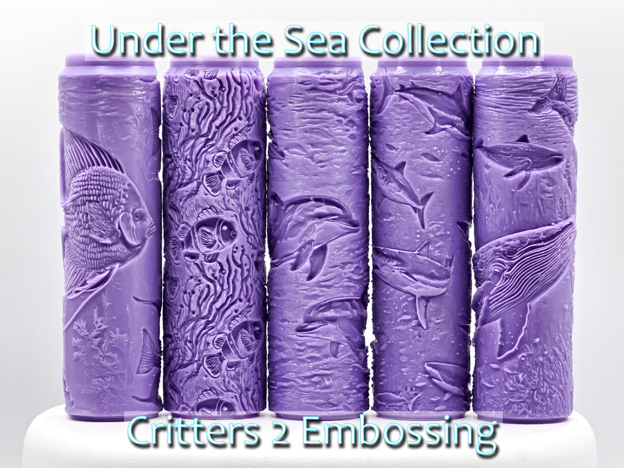 Under the Sea Collection Intricate Detail Texture Rollers
