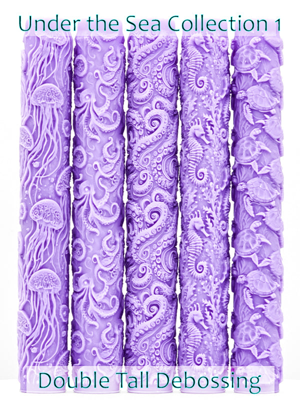 Under the Sea Tall Collections Intricate Detail Texture Rollers