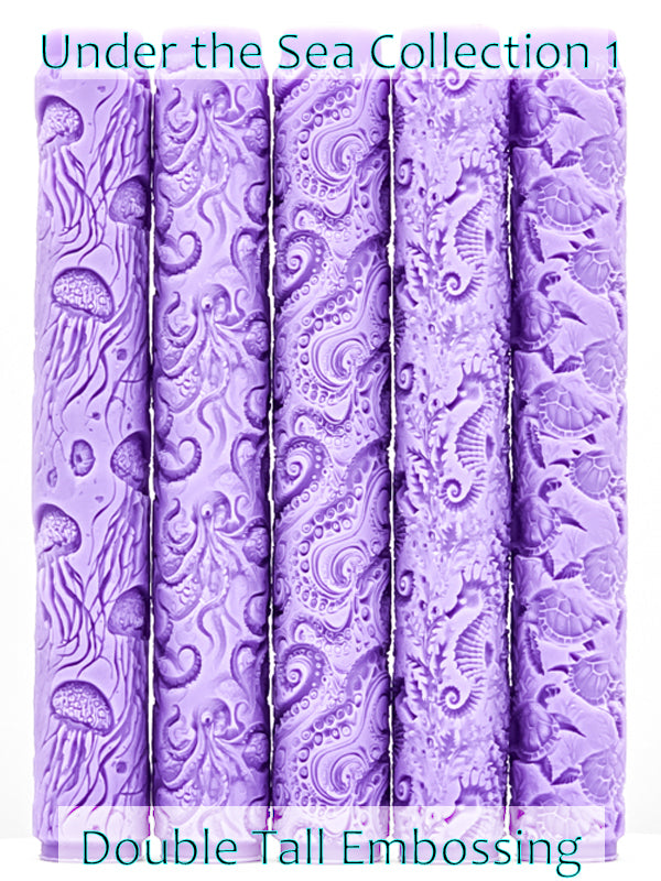 Under the Sea Tall Collections Intricate Detail Texture Rollers