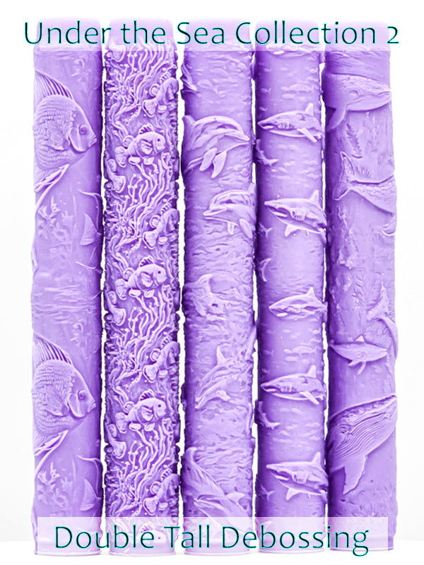 Under the Sea Tall Collections Intricate Detail Texture Rollers